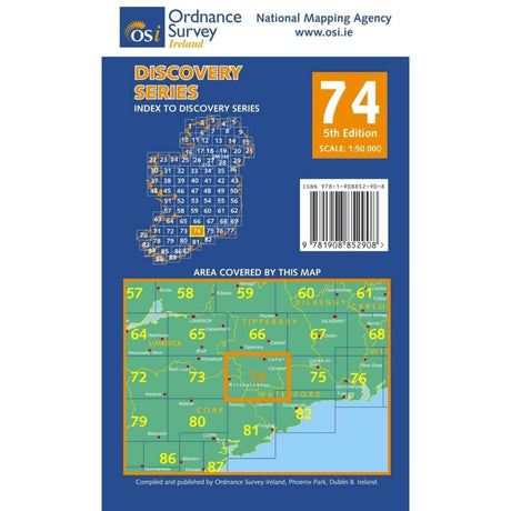 Ordnance Survey Discovery Series 74 - Cork, Tipperary, Limerick, Waterford Default Title - 53 Degrees North 