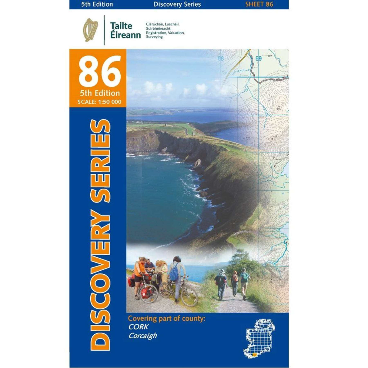 Ordnance Survey Discovery Series 86 - Cork Map Default Title - 53 Degrees North 