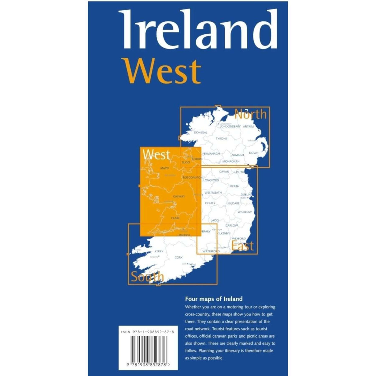 Ordnance Survey Holiday Map 2 - Ireland West Default Title - 53 Degrees North 