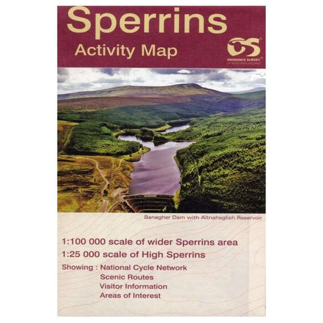 Ordnance Survey Sperrins Activity Map Default Title - 53 Degrees North 