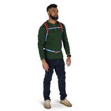 Osprey Daylite Backpack Moody Burgundy-Blue Spikemoss/Alkaline-Black-Cascade Blue/Latte Brown - 53 Degrees North 