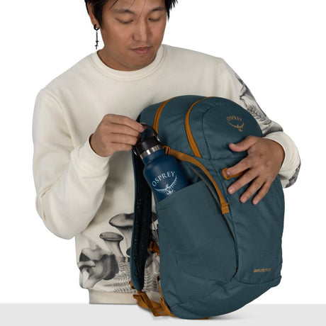 Osprey Daylite Day Backpack Torrent Blue-Black-Concrete Tan-Iris Pink - 53 Degrees North 