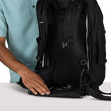 Osprey Farpoint 55 Travel Pack Black-Antique Blue - 53 Degrees North 