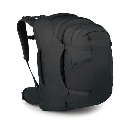 Osprey Farpoint 55 Travel Pack Black-Antique Blue - 53 Degrees North 