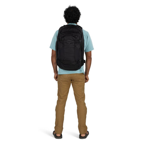 Osprey Farpoint 55 Travel Pack Black-Antique Blue - 53 Degrees North 