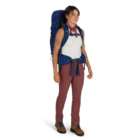 Osprey Kyte 48 Hiking Backpack Serenity Blue / X-Small/Small-Serenity Blue / Medium/Large-Elderberry Purple / X-Small/Small-Elderberry Purple / Medium/Large - 53 Degrees North 
