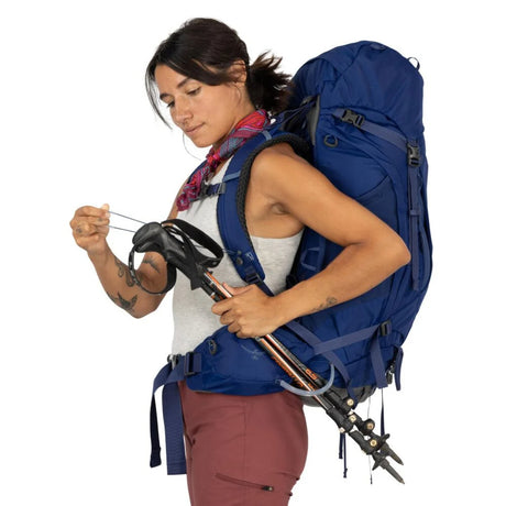 Osprey Kyte 48 Hiking Backpack Serenity Blue / X-Small/Small-Serenity Blue / Medium/Large-Elderberry Purple / X-Small/Small-Elderberry Purple / Medium/Large - 53 Degrees North 