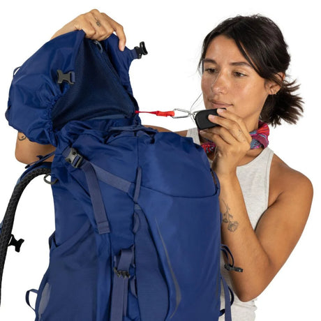 Osprey Kyte 48 Hiking Backpack Serenity Blue / X-Small/Small-Serenity Blue / Medium/Large-Elderberry Purple / X-Small/Small-Elderberry Purple / Medium/Large - 53 Degrees North 