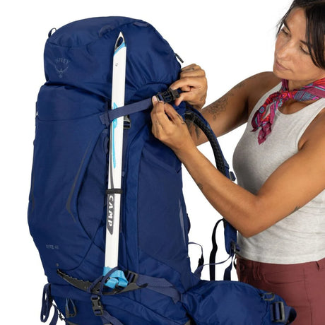 Osprey Kyte 48 Hiking Backpack Serenity Blue / X-Small/Small-Serenity Blue / Medium/Large-Elderberry Purple / X-Small/Small-Elderberry Purple / Medium/Large - 53 Degrees North 