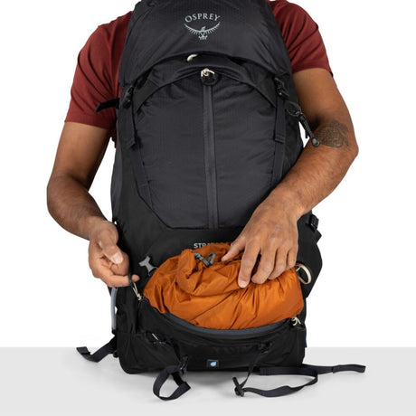 Osprey Stratos 36 Hiking Backpack Raven Black - 53 Degrees North 