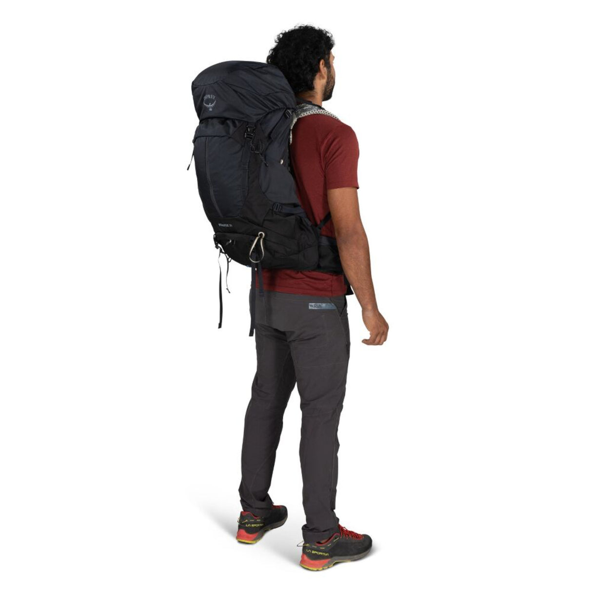 Osprey Stratos 36 Hiking Backpack Raven Black - 53 Degrees North 