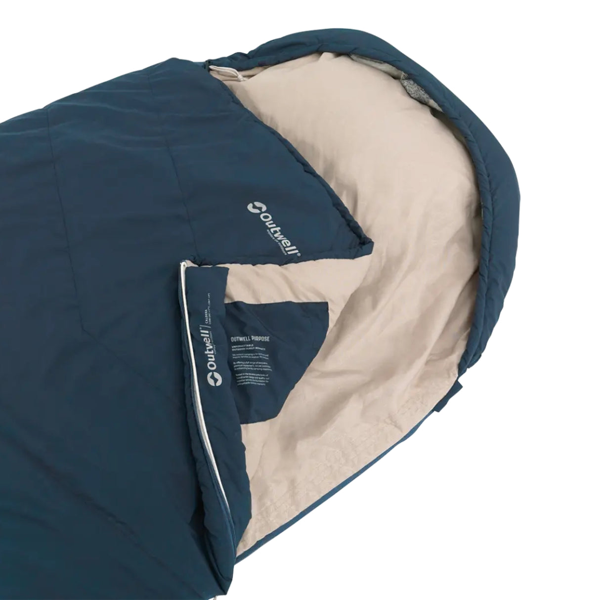 Outwell Caldera Sleeping Bag Deep Blue - 53 Degrees North 