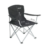 Outwell Catamarca Folding Chair Black / One Size - 53 Degrees North 