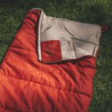 Outwell Contour Lux Sleeping Bag Red-Deep Blue - 53 Degrees North 