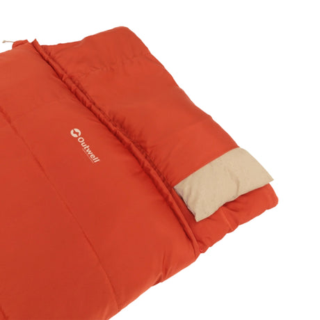 Outwell Contour Lux Sleeping Bag Red-Deep Blue - 53 Degrees North 