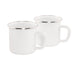 Outwell Delight Mugs White - 53 Degrees North 