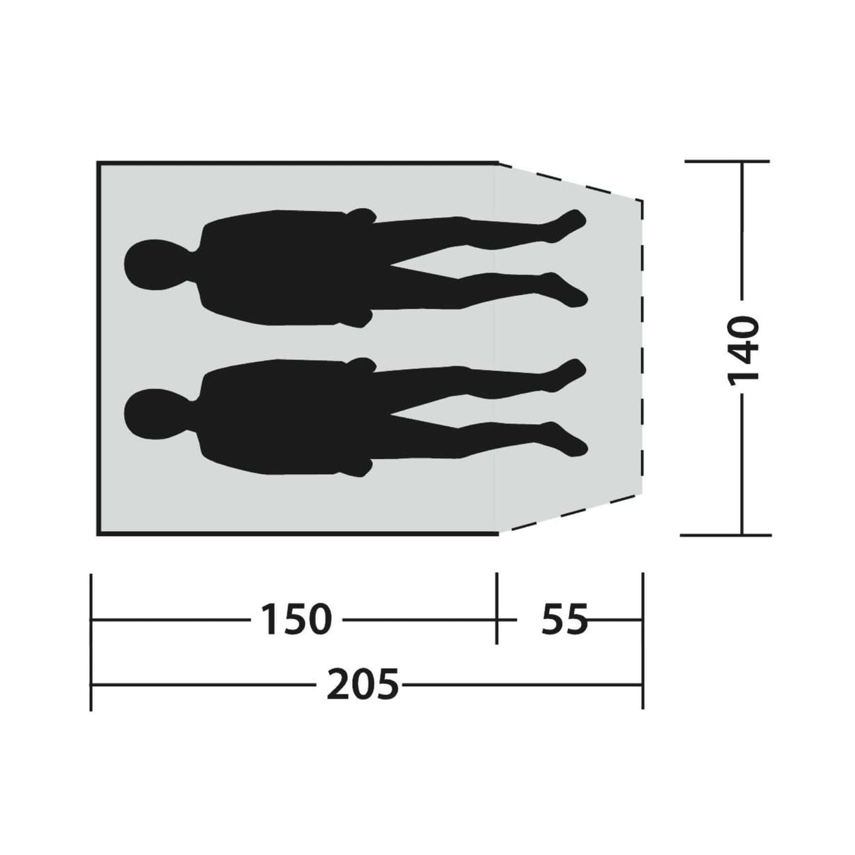 Outwell Eastbourne Beach Shelter Cream White - 53 Degrees North 