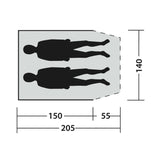 Outwell Eastbourne Beach Shelter Cream White - 53 Degrees North 