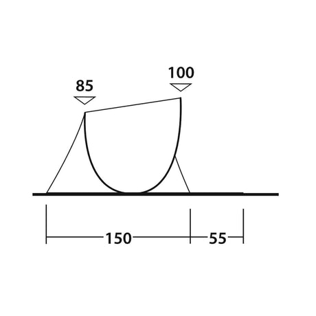 Outwell Eastbourne Beach Shelter Cream White - 53 Degrees North 