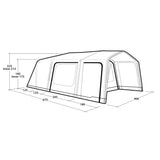 Outwell Iowa 6 Air 6-Person Tent Green - 53 Degrees North 