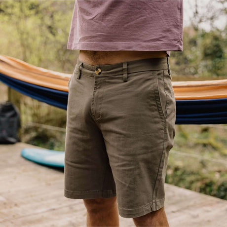 Passenger Men's 365 Organic Cotton Shorts Charcoal / Small-Charcoal / Medium-Charcoal / Large-Charcoal / X-Large-Charcoal / XX-Large - 53 Degrees North 