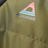 Passenger Men's Oceanic Recycled Insulated Half Zip Jacket Black/Retro Orange / Small-Black/Retro Orange / Medium-Black/Retro Orange / Large-Black/Retro Orange / X-Large-Black/Khaki / Small - 53 Degrees North 