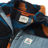 Passenger Men's Offroad Recycled Sherpa Half Zip Fleece Abstract Trails Black / Small-Abstract Trails Black / Medium-Abstract Trails Black / Large-Abstract Trails Black / X-Large - 53 Degrees North 