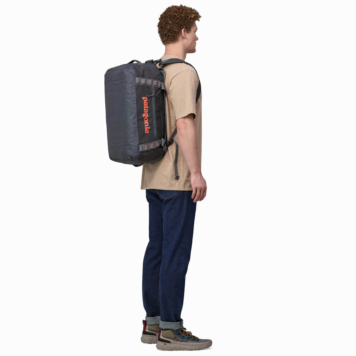 Patagonia Black Hole Duffel 40L Smolder Blue/Amanita Red - 53 Degrees North