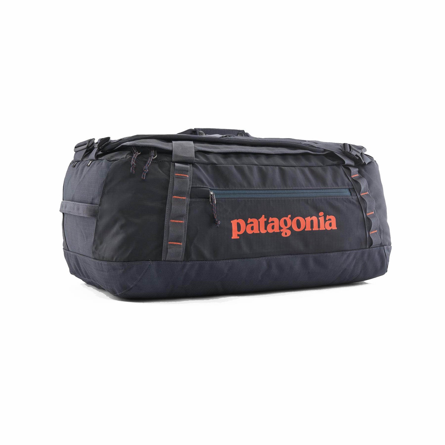 Patagonia Black Hole Duffel 55L Smolder Blue/Amanita Red-Black-Smolder Blue-Black/Black - 53 Degrees North 