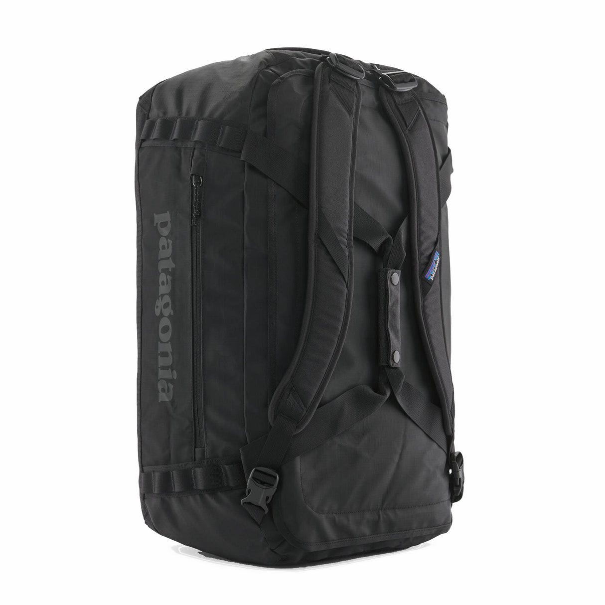Patagonia Black Hole Duffel 55L Smolder Blue/Amanita Red-Black-Smolder Blue-Black/Black - 53 Degrees North 