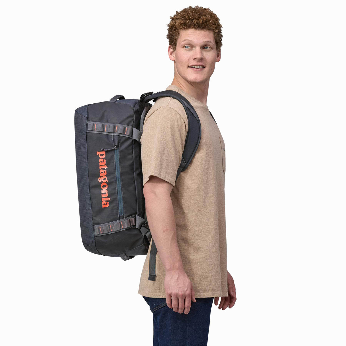 Patagonia Black Hole Duffel Bag - 40L Smolder Blue/Amanita Red-Birch White-Black-Smolder Blue - 53 Degrees North 