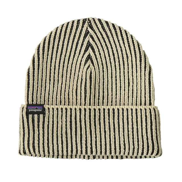 Patagonia Fisherman's Rolled Beanie Contrast Stripe/Black-Contrast Stripe/Brisk Purple-Cascade Green-Black-Navy Blue - 53 Degrees North 