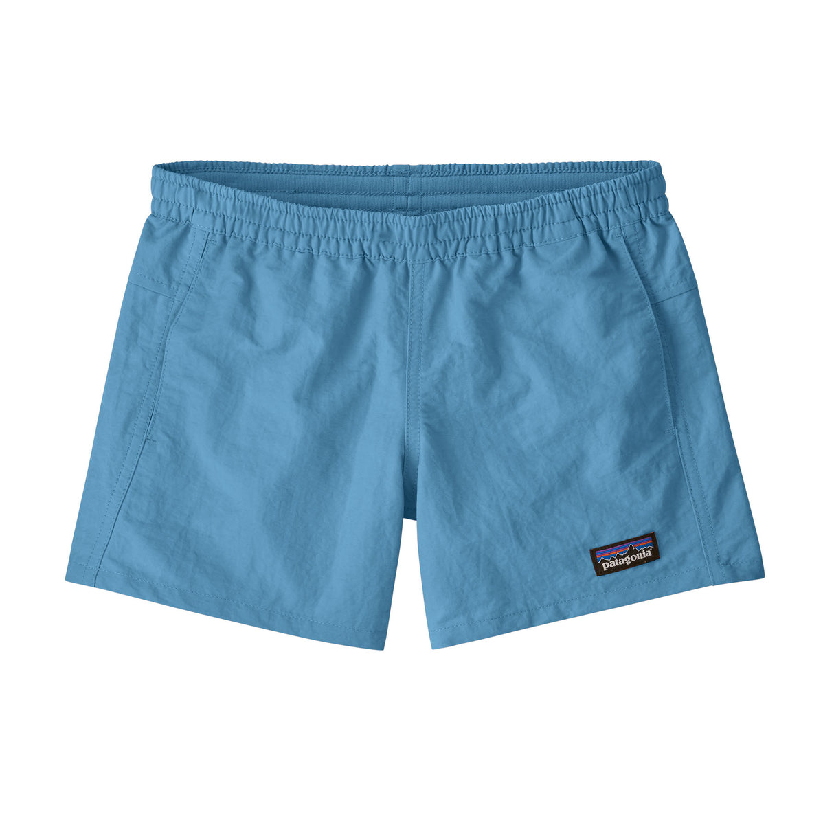 Patagonia Kids' Baggies 4-Inch Unlined Shorts Shore Blue / Age 7-8 - 53 Degrees North