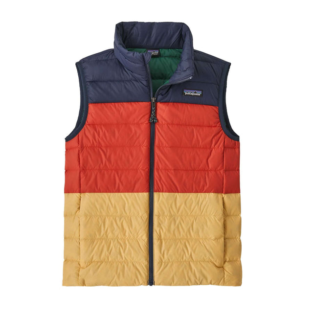 Patagonia Kids' Down Sweater Vest New Navy/Madder Red / Age 7-8-New Navy/Madder Red / Age 9-10-New Navy/Madder Red / Age 11-12-New Navy/Madder Red / Age 13-14-New Navy/Madder Red / Age 15-16 - 53 Degrees North 