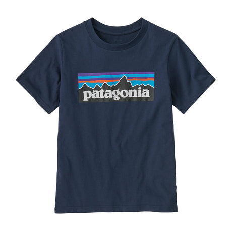 Patagonia Kids' P-6 Logo T-Shirt Thin Ice / Age 7-8-Thin Ice / Age 9-10-Thin Ice / Age 11-12-Thin Ice / Age 13-14-Thin Ice / Age 15-16 - 53 Degrees North 