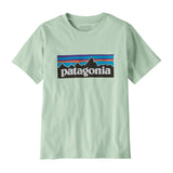 Patagonia Kids' P-6 Logo T-Shirt Thin Ice / Age 7-8-Thin Ice / Age 9-10-Thin Ice / Age 11-12-Thin Ice / Age 13-14-Thin Ice / Age 15-16 - 53 Degrees North 