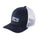 Patagonia Kids' Trucker Hat P-6 Logo/Navy Blue-Friend Lei/White - 53 Degrees North 