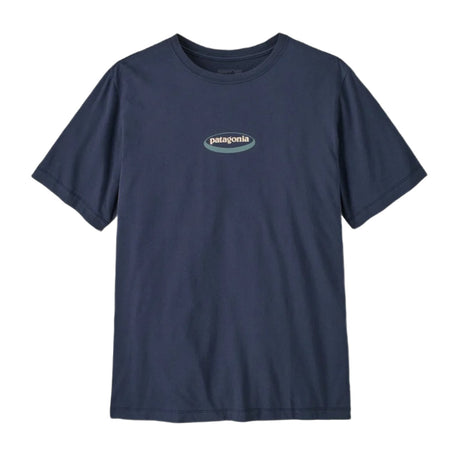 Patagonia Men's '95 Oval Logo T-Shirt New Navy/Kaleido / Small-New Navy/Kaleido / Medium-New Navy/Kaleido / Large-New Navy/Kaleido / X-Large-New Navy/Kaleido / XX-Large - 53 Degrees North 