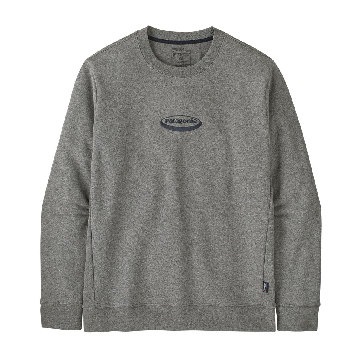 Patagonia Men's '95 Oval Logo Uprisal Crew Sweatshirt Gravel Heather / Small-Gravel Heather / Medium-Gravel Heather / Large-Gravel Heather / X-Large-Gravel Heather / XX-Large - 53 Degrees North 
