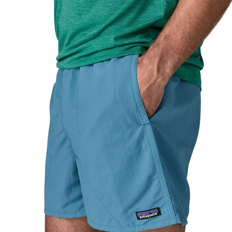 Patagonia Men's Baggies Shorts - 5 inch Shore Blue / Small-Shore Blue / Medium-Shore Blue / Large-Shore Blue / X-Large-Shore Blue / XX-Large - 53 Degrees North 