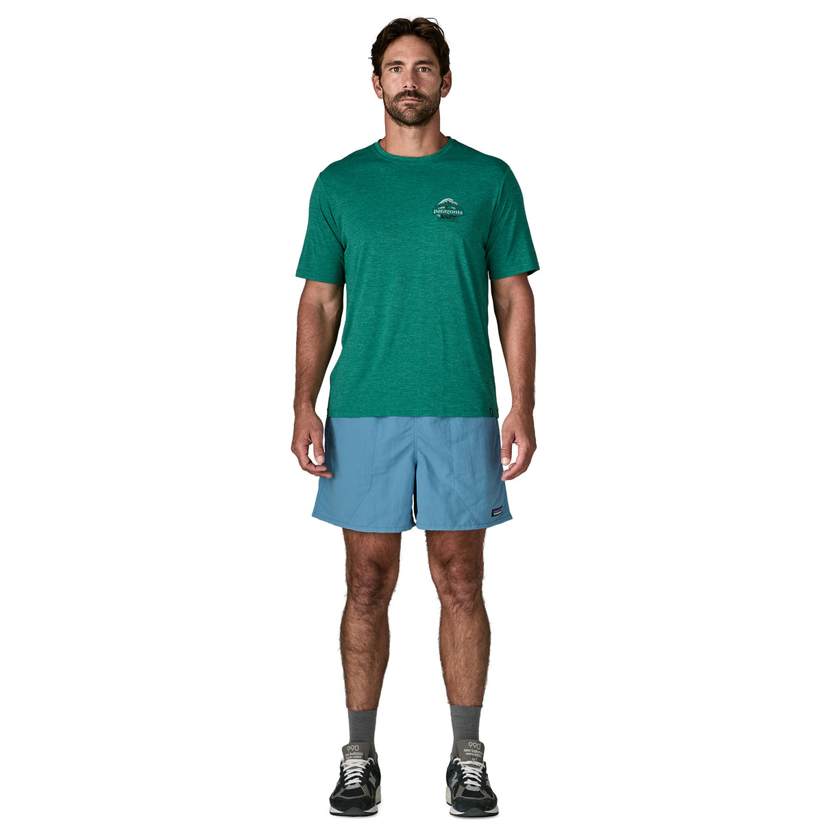 Patagonia Men's Baggies Shorts - 5 inch Shore Blue / Small-Shore Blue / Medium-Shore Blue / Large-Shore Blue / X-Large-Shore Blue / XX-Large - 53 Degrees North 