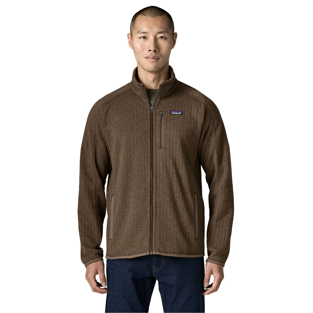 Patagonia Men's Better Sweater Jacket Marlow Brown Rib Knit / Small - 53 Degrees North