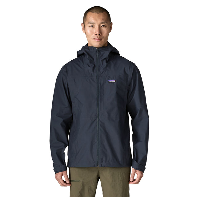 Patagonia Men's Boulder Fork Rain Jacket Smolder Blue / Small - 53 Degrees North