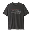 Patagonia Men's Cap Cool Trail Shirt Stratapeaks Ink Black / Small - 53 Degrees North