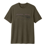 Patagonia Men's Cap Cool Trail Shirt Stratapeaks Basin Green / Small - 53 Degrees North