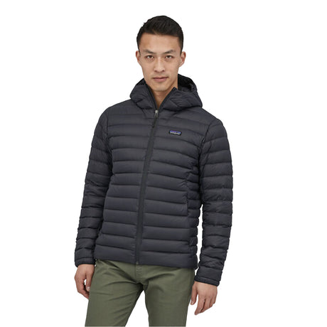 Patagonia Men's Down Sweater Hooded Jacket Black / Small - 53 Degrees North