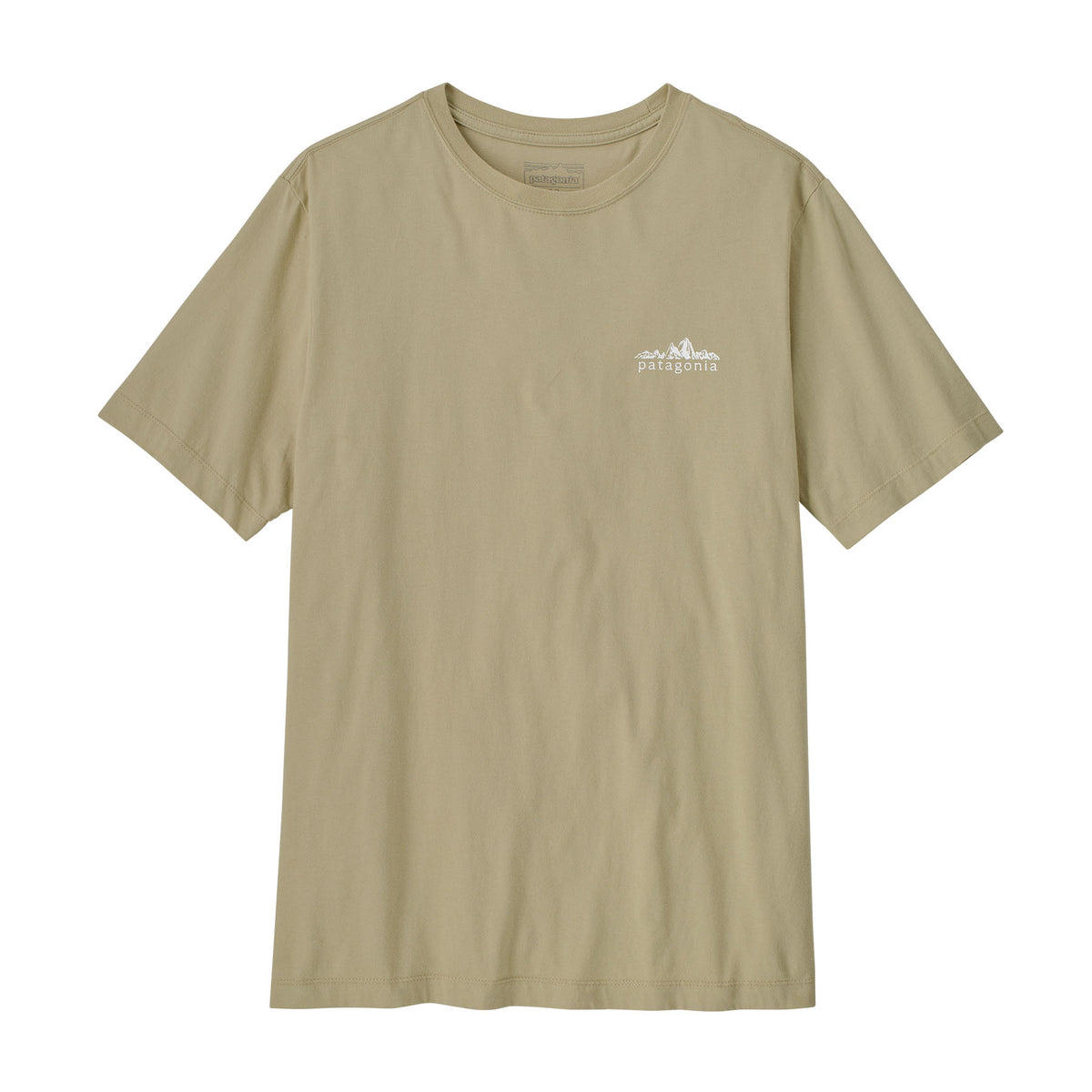 Patagonia Men's Fitz Roy Foothills Tee Shirt Weathered Stone / Small - 53 Degrees North