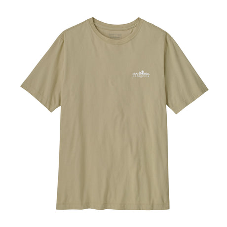 Patagonia Men's Fitz Roy Foothills Tee Shirt Weathered Stone / Small - 53 Degrees North