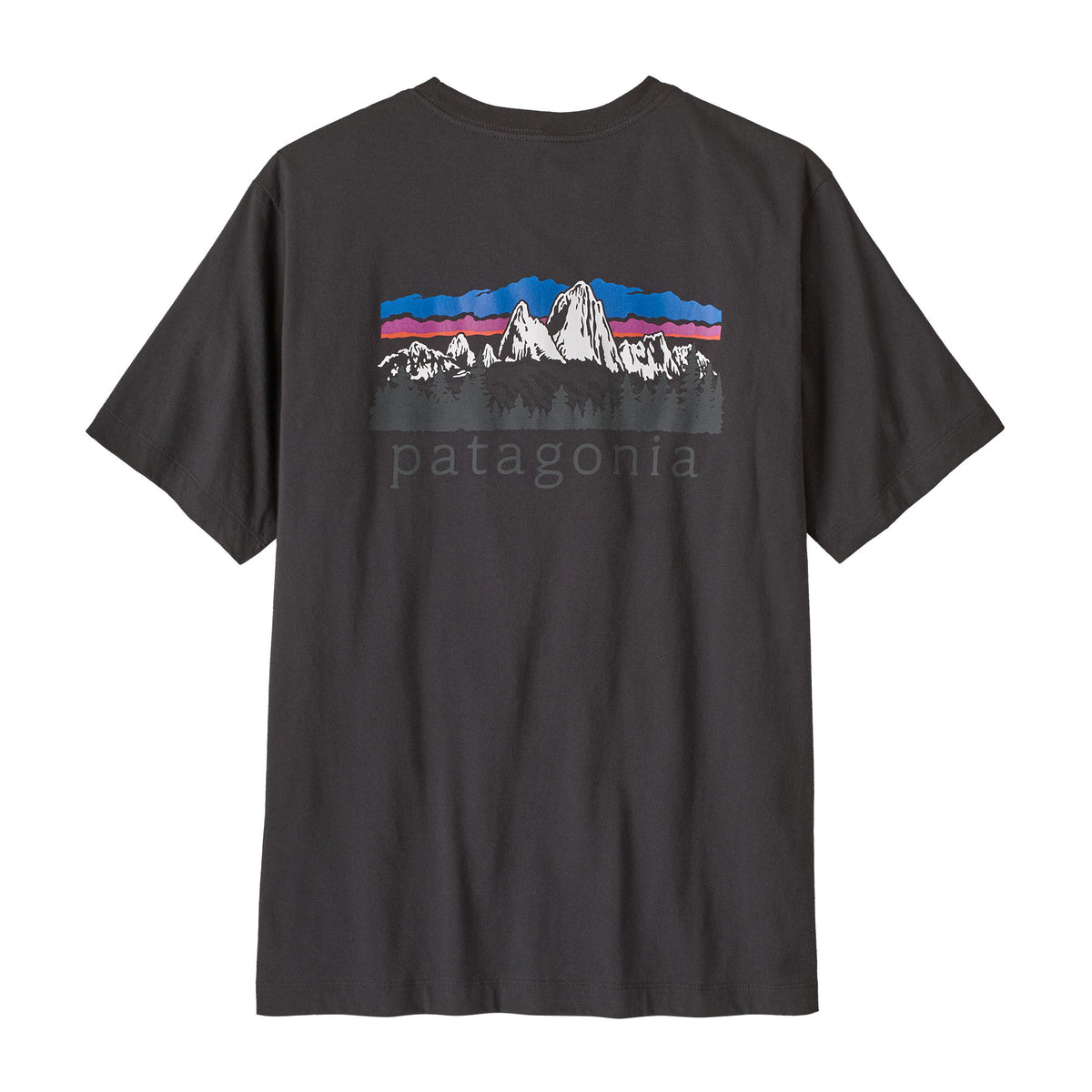 Patagonia Men's Fitz Roy Foothills Tee Shirt Weathered Stone / Small - 53 Degrees North