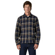 Patagonia Men's Fjord Flannel Shirt Crossing/New Navy / Small - 53 Degrees North
